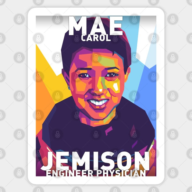 Mae Jemison Sticker by Shecience